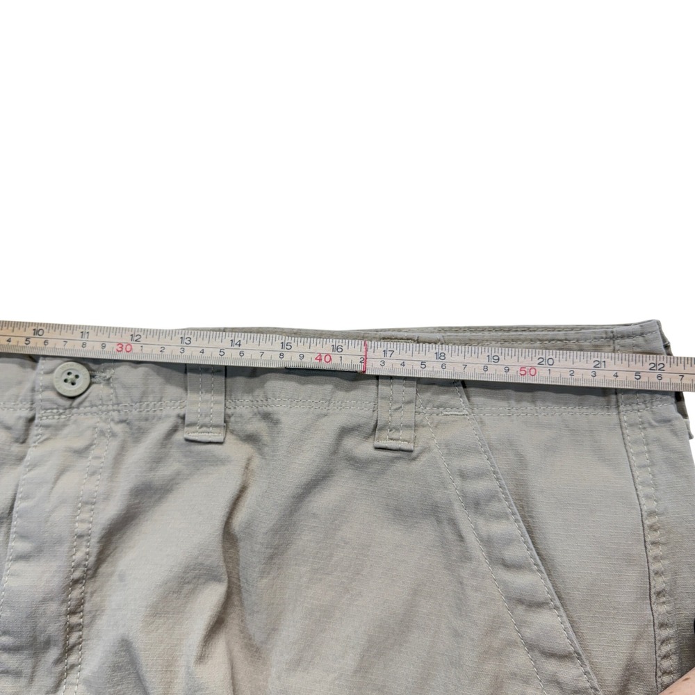 Wrangler Cargo Shorts Mens 42 Tan Khaki Ripstop‎ Outdoor Multi-Pocket Casual - Picture 15 of 16